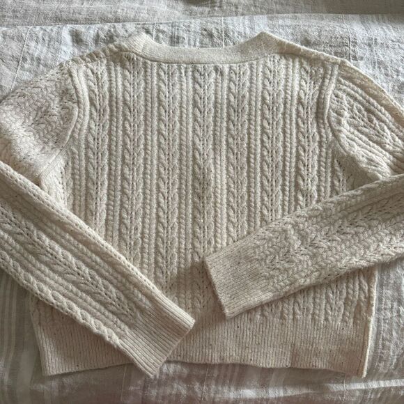 Mango Billy Paillettes Knit Cardigan S - Picture 9 of 9